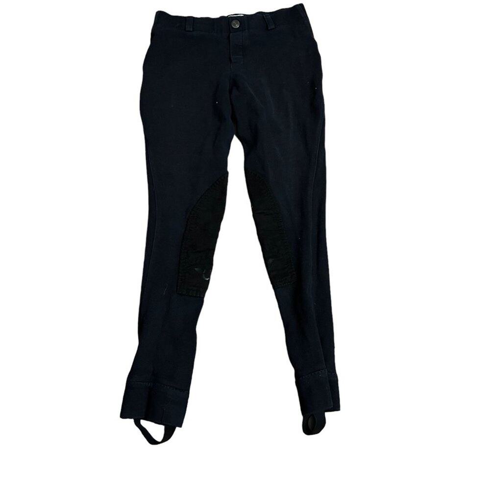 Tuffrider Childrens Starter Lowrise Pullon Riding Tights Black Girls 12